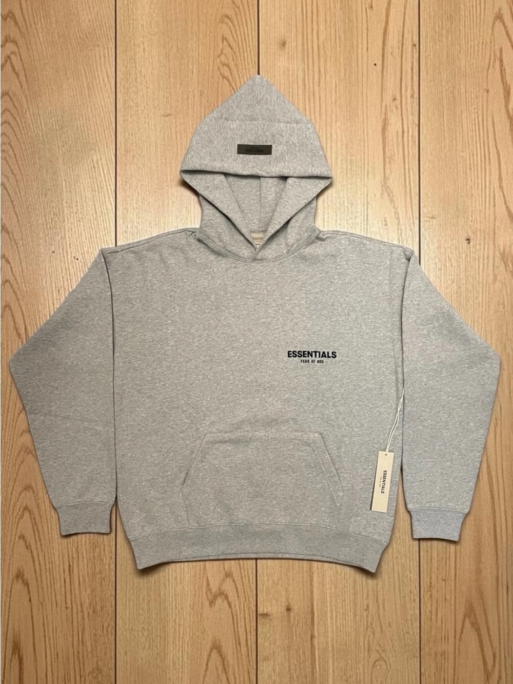 Fear of God Essentials Hoodie – Dark Oatmeal – Brand New